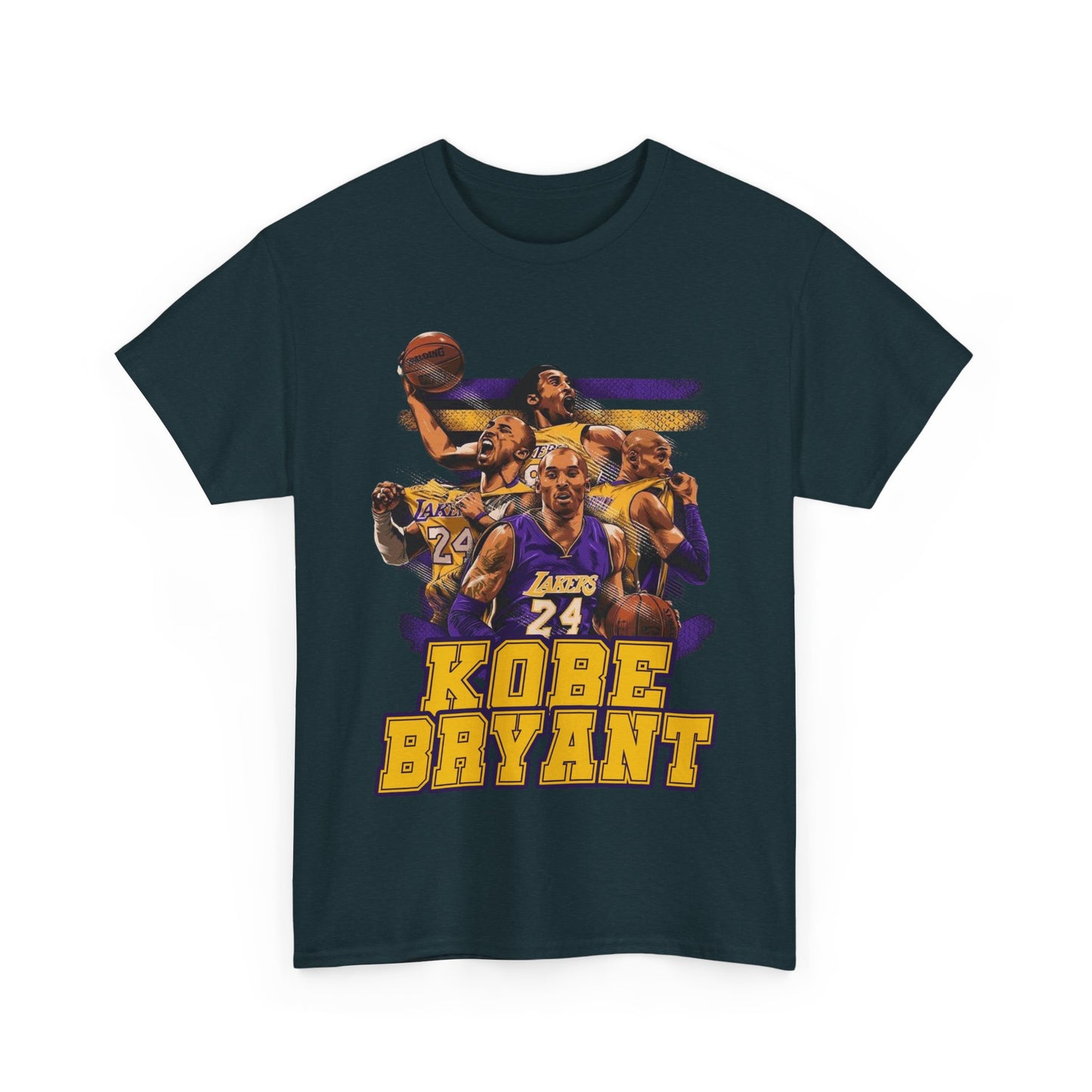 Kobe Bryant Tribute Unisex Heavy Cotton Tee - Basketball Legend Shirt
