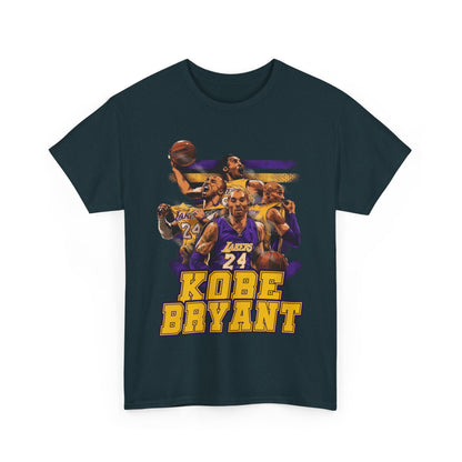 Kobe Bryant Tribute Unisex Heavy Cotton Tee - Basketball Legend Shirt