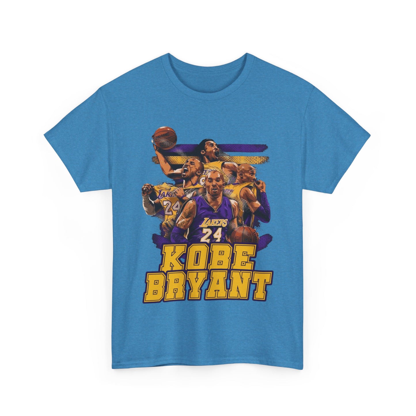 Kobe Bryant Tribute Unisex Heavy Cotton Tee - Basketball Legend Shirt