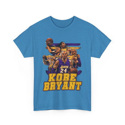 Kobe Bryant Tribute Unisex Heavy Cotton Tee - Basketball Legend Shirt