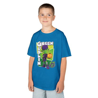 Kids Green Goblin Tee - Fun Halloween T-Shirt for Kids