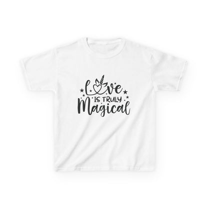 Kids Magical Love Tee - Cute & Comfy Heavy Cotton T-Shirt for Children