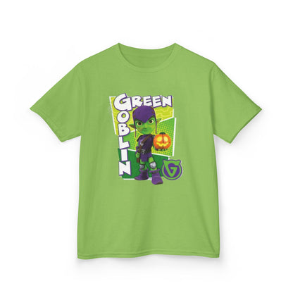 Kids Green Goblin Tee - Fun Halloween T-Shirt for Kids