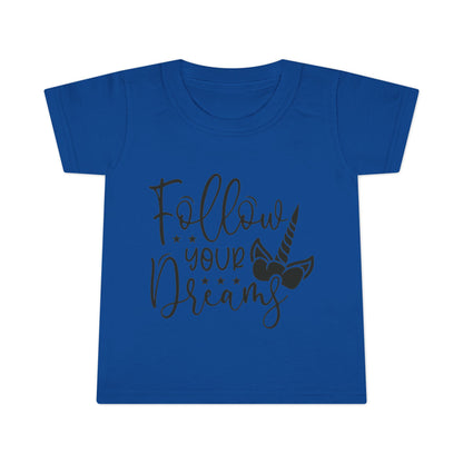 Toddler T-Shirt - Follow Your Dreams Unicorn Tee