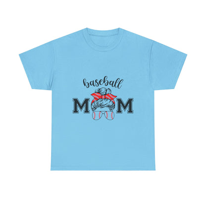 Baseball Mom Unisex Heavy Cotton Tee - Perfect for Game Day