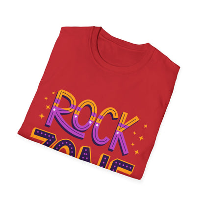 Rock Zone Unisex Softstyle T-Shirt, Music Lover Tee, Concert Outfit, Festival Wear, Birthday Gift, Casual Style