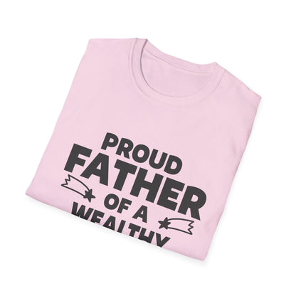 Proud Father T-Shirt - Unisex Softstyle Tee for Celebrating Dads