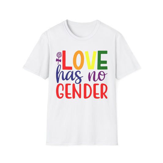 Love Has No Gender Unisex T-Shirt, LGBTQ+ Pride Tee, Comfort Fit Shirt, Gift for Allies, Inclusivity Apparel, Birthday Celebration Top