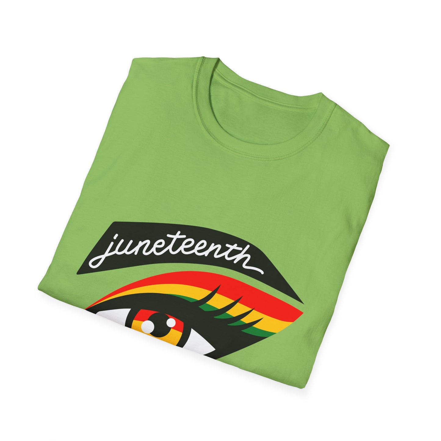 Juneteenth Eye Graphic T-Shirt, Unisex Tee, Afrocentric Apparel, Celebratory Wear, Black History Month Gift, Inclusive Fashion