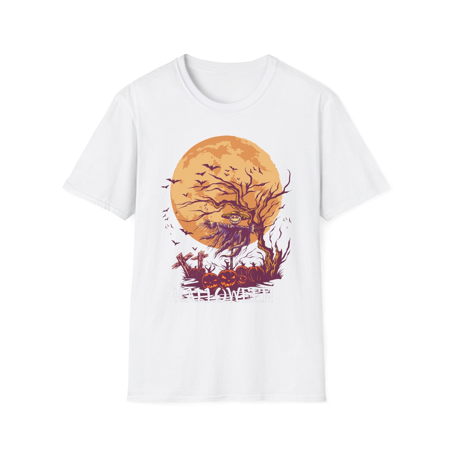 Spooky Halloween T-Shirt, Unisex Graphic Tee, Fall Apparel, Halloween Costume, Gifts for Her or Him, Halloween Party Wear