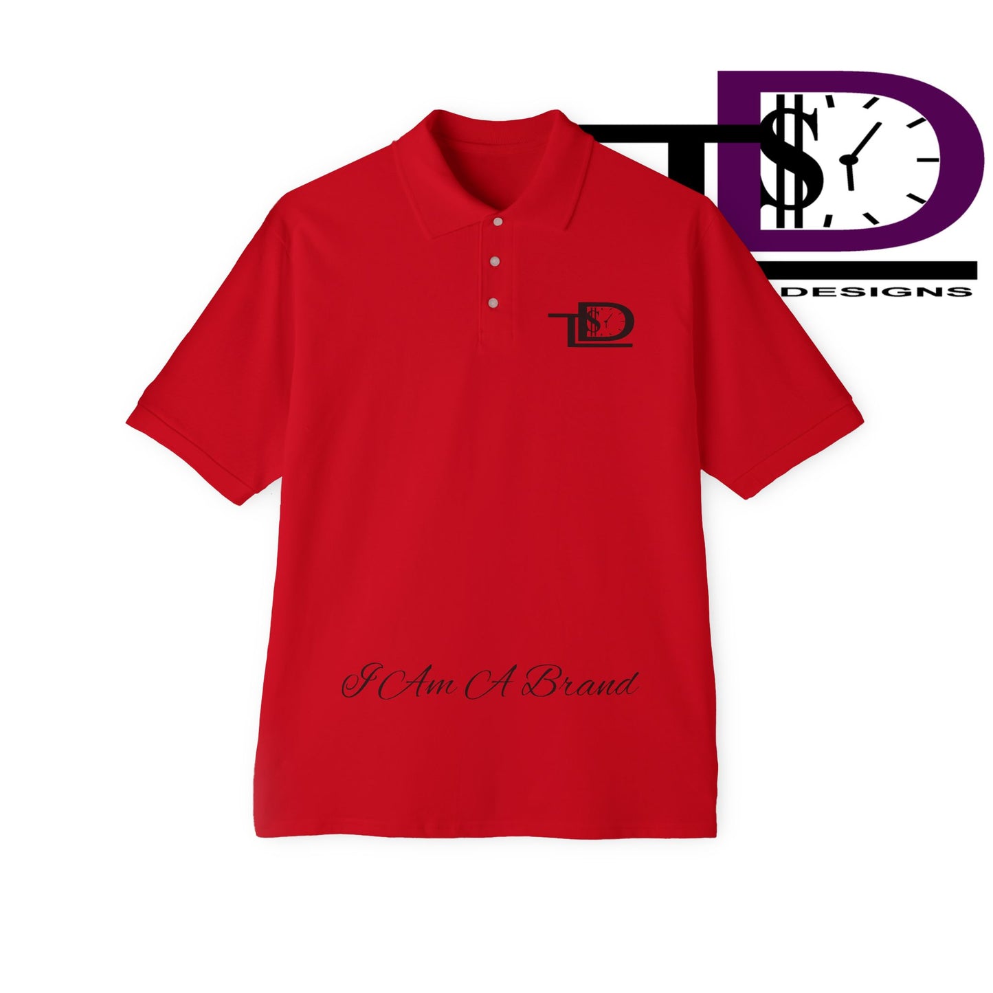Men's Piqué Polo with Inspirational Design - Casual Wear, Gift for Him, Business Casual, Summer Style, Motivational Fashion