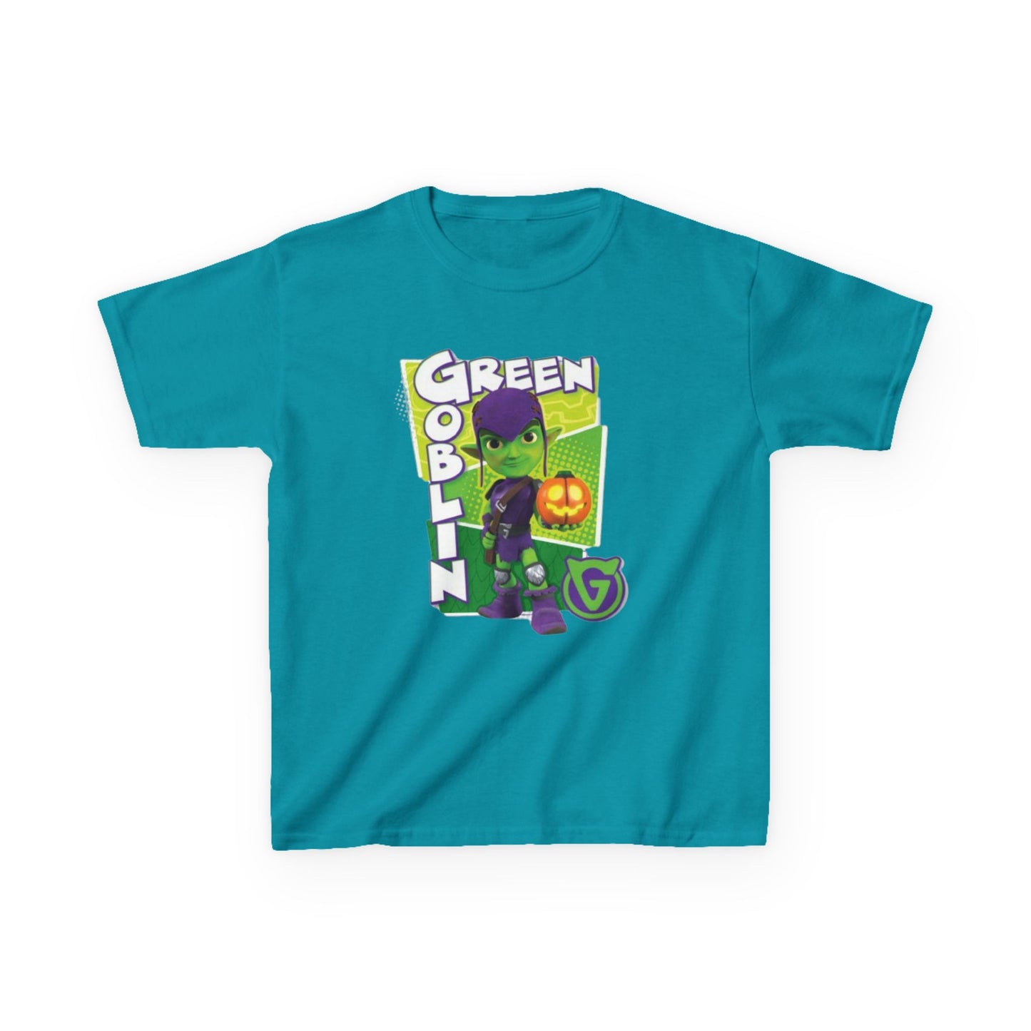 Kids Green Goblin Tee - Fun Halloween T-Shirt for Kids