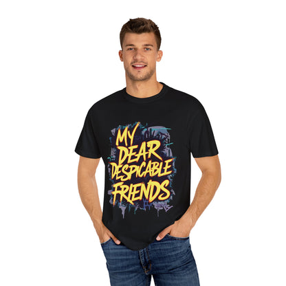 Despicable Friends Graphic Tee, Unisex T-Shirt, Casual Wear, Gift for Friends, Fun Statement Shirt, Graphic Tee for Fans