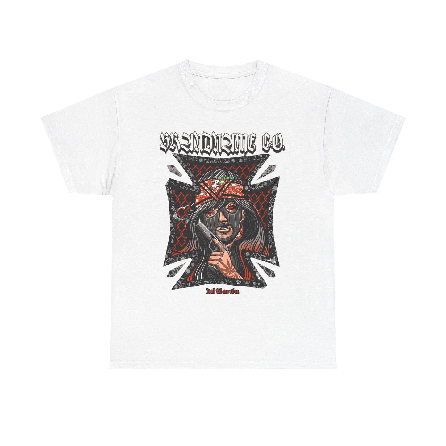 Bold Graphic Unisex Heavy Cotton Tee - Unique Streetwear Style