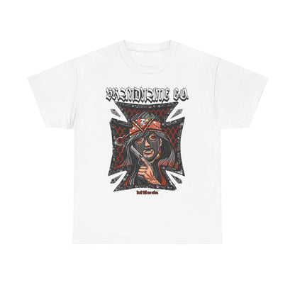 Bold Graphic Unisex Heavy Cotton Tee - Unique Streetwear Style