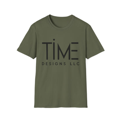 Minimalist Time Design Unisex T-Shirt, Casual Wear, Gift for Him/Her, Everyday Style, Graphic Tee, Modern Apparel