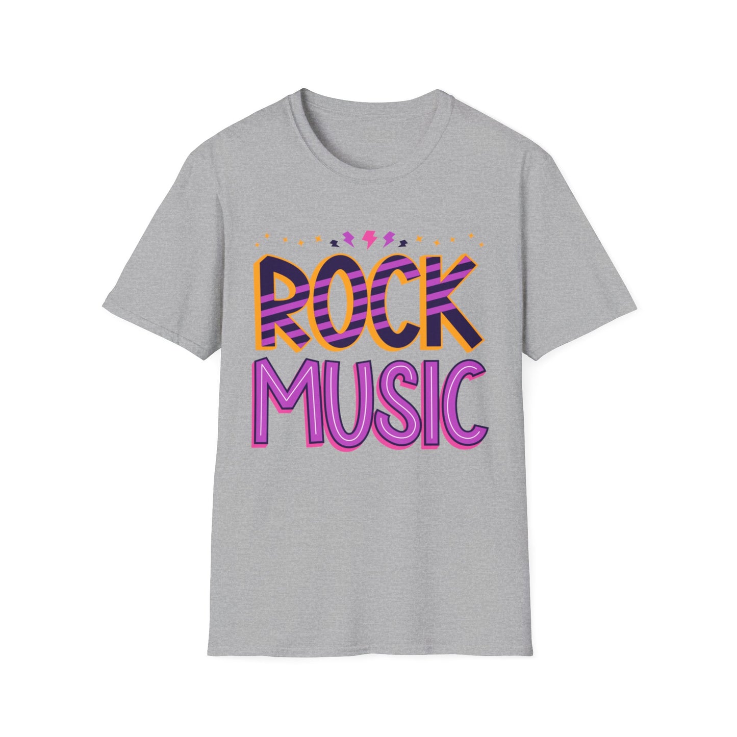 Rock Music Unisex Softstyle T-Shirt | Perfect for Concerts, Music Lovers, Gifts, Casual Wear, Festivals