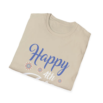 Happy Vibes Unisex Softstyle T-Shirt | Casual Wear, Gift for Friends, Birthday Gift, Positivity Shirt, Everyday Comfort