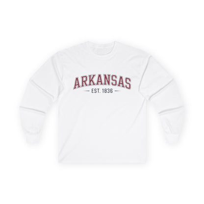 Arkansas EST. 1836 Long Sleeve Tee