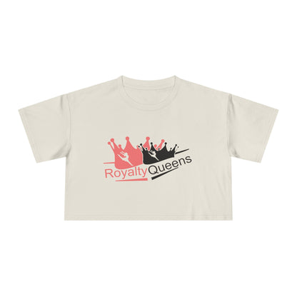 Royalty Queens Crop Tee, Empowering Women's Fashion, Gift for Her, Birthday Present, Stylish Casual Wear, Summer Outfit Choice, Trendy [...]