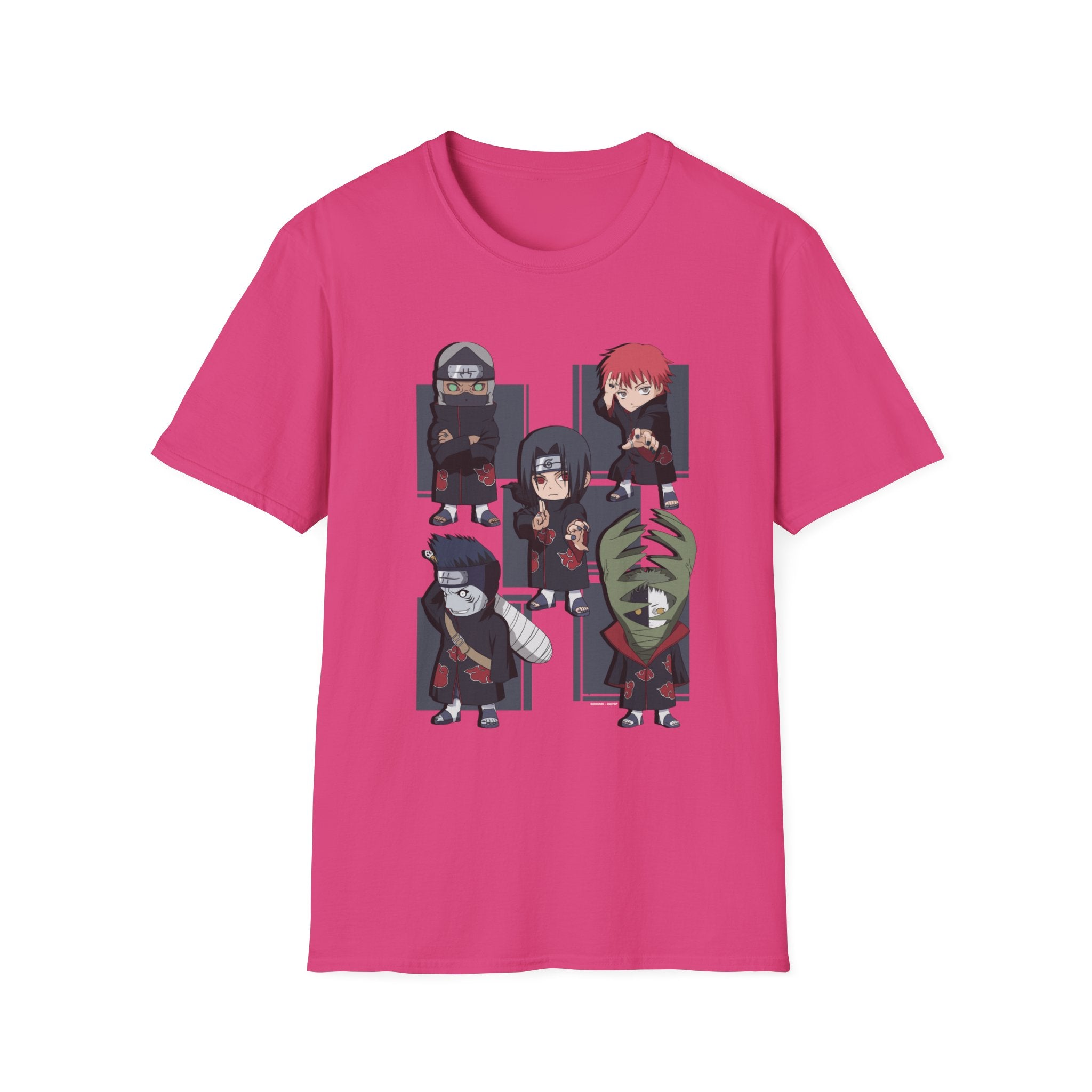 Anime Character Unisex Softstyle T-Shirt - Cool Graphic Tee for Fans