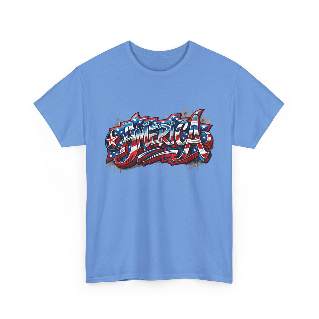 America Graphic Unisex Tee | Casual Wear, Independence Day Gift, Birthday Gift, Summer Outfit, Patriotic Shirt, Unisex Clothing