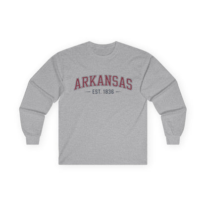 Arkansas EST. 1836 Long Sleeve Tee