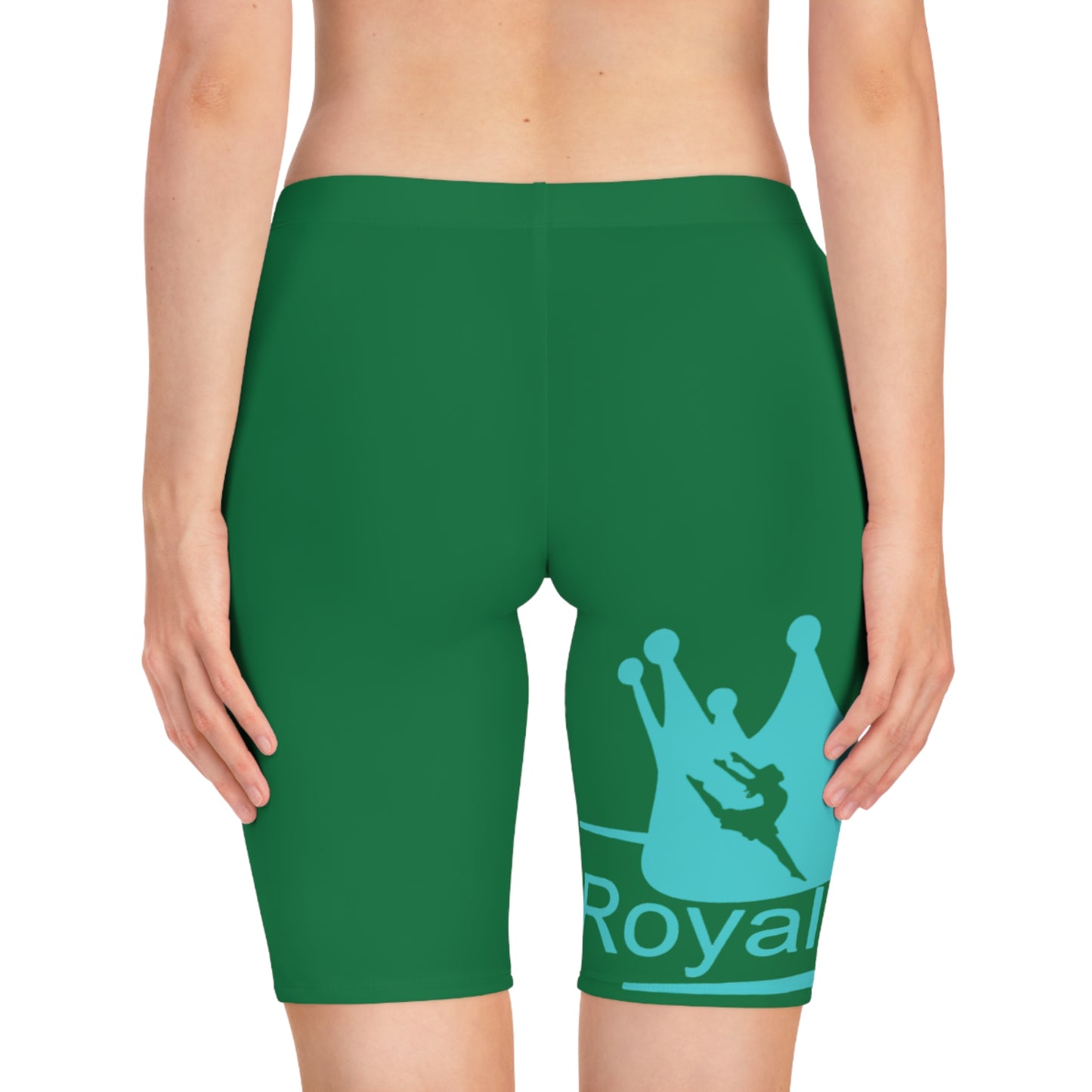 Women's Bike Shorts - Queen's Royalty Style, Active Wear, Cycling Shorts, Motivational Workout Gear, Summer Essentials