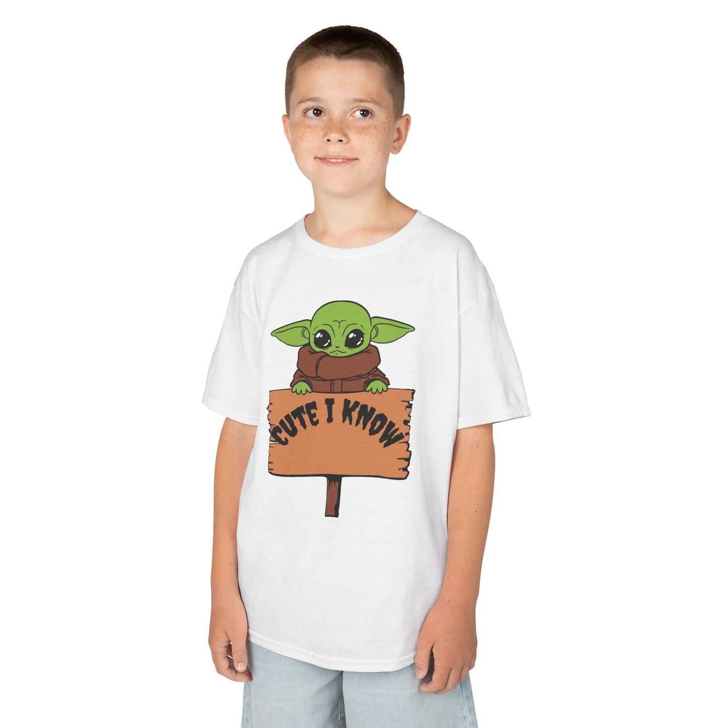 Cute Baby Alien Kids Tee - "Cute I Know" Design for Trendy Kids