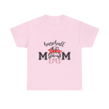 Baseball Mom Unisex Heavy Cotton Tee - Perfect for Game Day