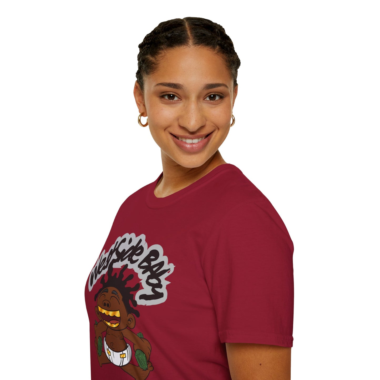 Westside Baby Graphic T-Shirt - Unisex Softstyle Tee for Fun and Unique Style