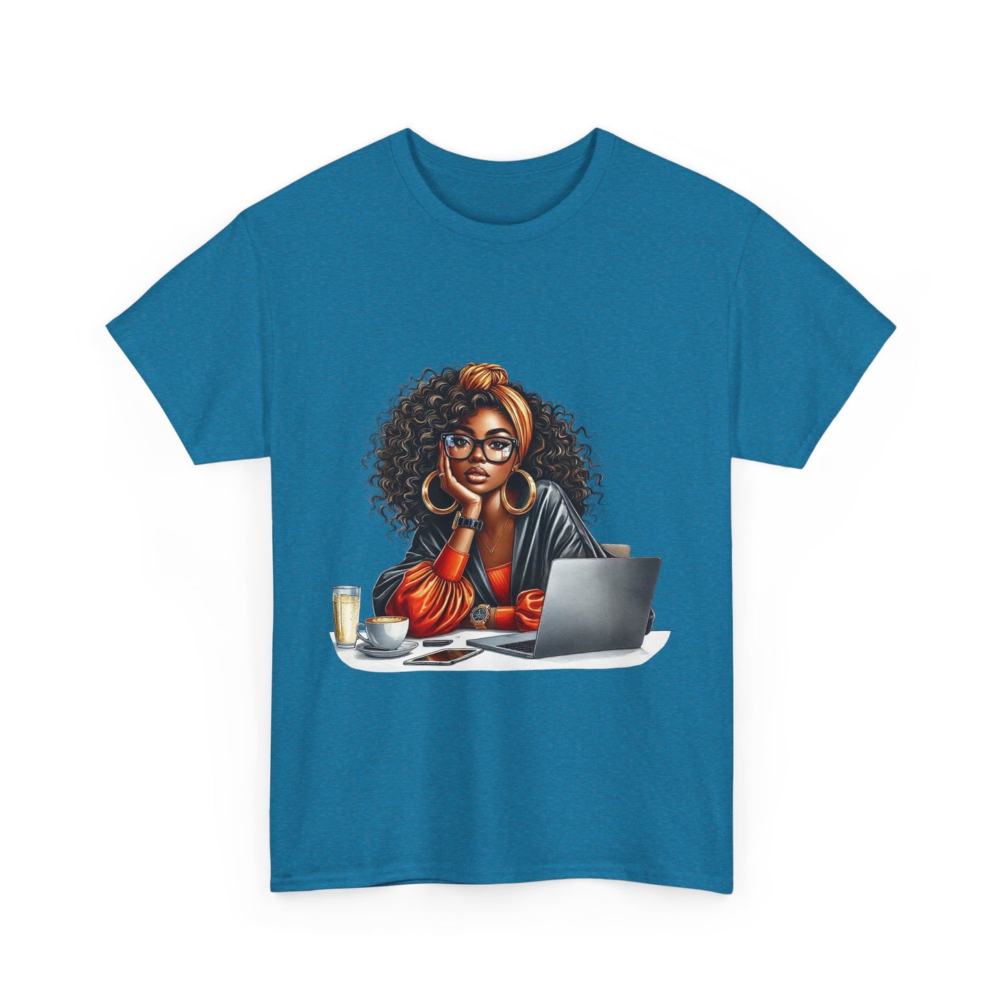 Creative Work From Home Unisex Heavy Cotton Tee