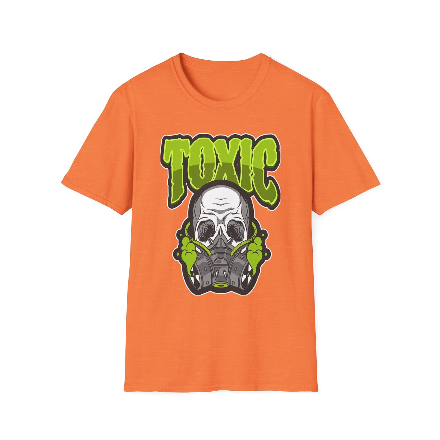 Toxic Skull Graphic Tee - Unisex Softstyle T-Shirt
