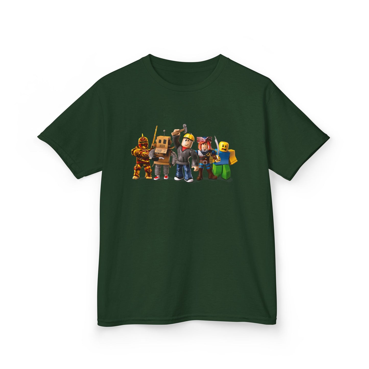 Minecraft Characters Kids Tee, Gamer T-Shirt, Fun Casual Wear, Birthday Gift, Children's Apparel