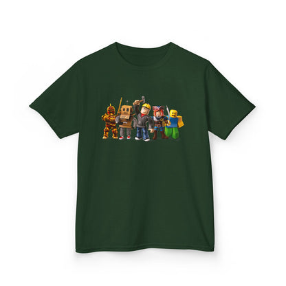 Minecraft Characters Kids Tee, Gamer T-Shirt, Fun Casual Wear, Birthday Gift, Children's Apparel