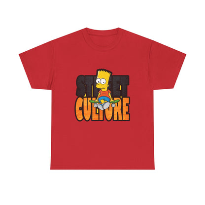 Retro Bart Simpson Unisex Heavy Cotton Tee - Street Culture Vibe