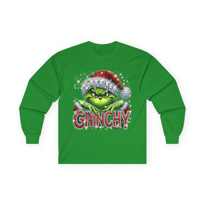 Grinchy Holiday Long Sleeve Tee