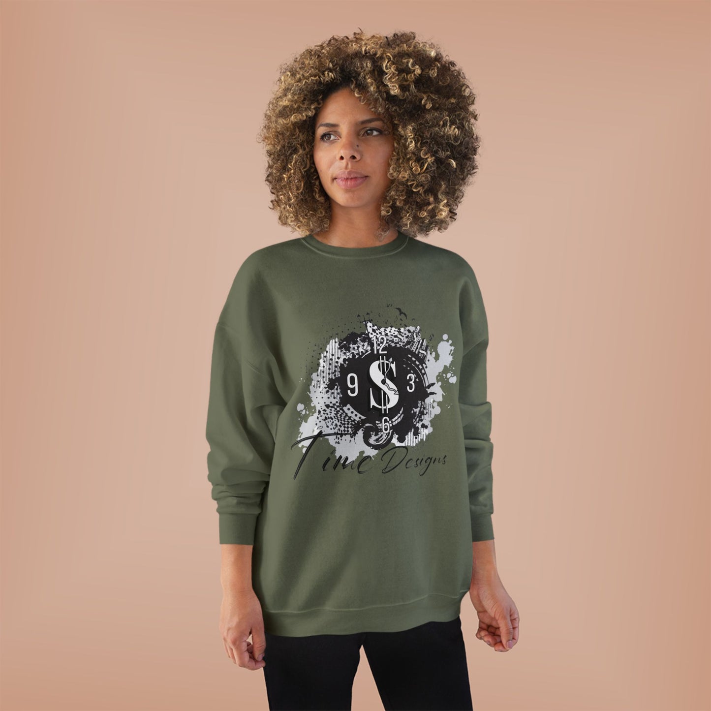 Unisex Eco-Friendly Graphic Crewneck Sweatshirt