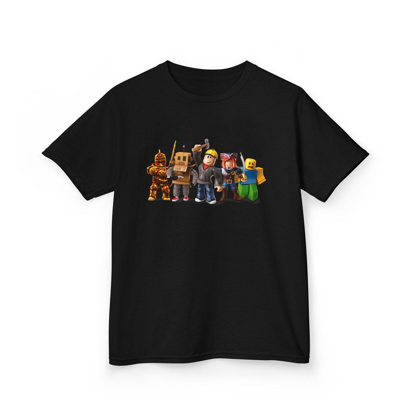 Minecraft Characters Kids Tee, Gamer T-Shirt, Fun Casual Wear, Birthday Gift, Children's Apparel