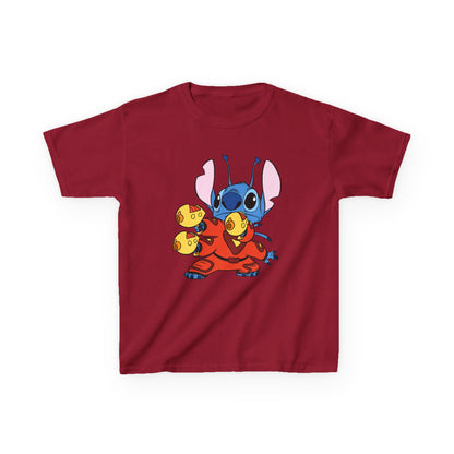 Whimsical Cartoon Kids Tee, Fun Graphic Tee, Birthday Gift, Playful T-Shirt, Holiday Apparel, Cute Kids Clothing