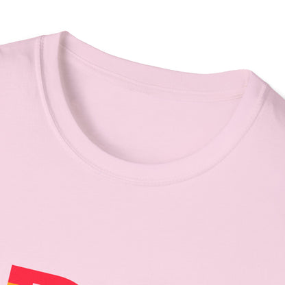 LGBTQ+ Pride Unisex T-Shirt, BE Yourself Quote Tee, Softstyle Graphic Shirt for Pride Month, Affirmation Apparel, Inclusive Fashion