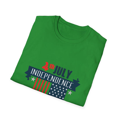 Independence Day Unisex T-Shirt, 4th of July Tee, Holiday Shirt, Patriotic Apparel, Summer Celebration Wear