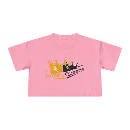 Royalty Queens Women's Crop Tee – Stylish, Comfortable Top for Queens, Perfect for Birthdays, Parties, Casual Wear, Gift Ideas
