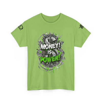 Money Power Unisex Heavy Cotton Tee | Statement Shirt, Motivational Apparel, Gift for Him, Streetwear, Casual T-Shirt