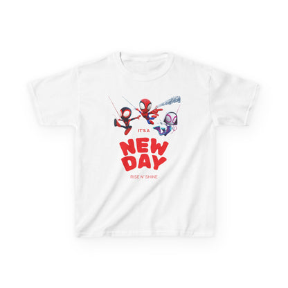 Superhero Kids T-Shirt, Fun Cotton Tee for Boys and Girls, Birthday Gift, Casual Wear, Everyday Style, Spider-Man Inspired Tee