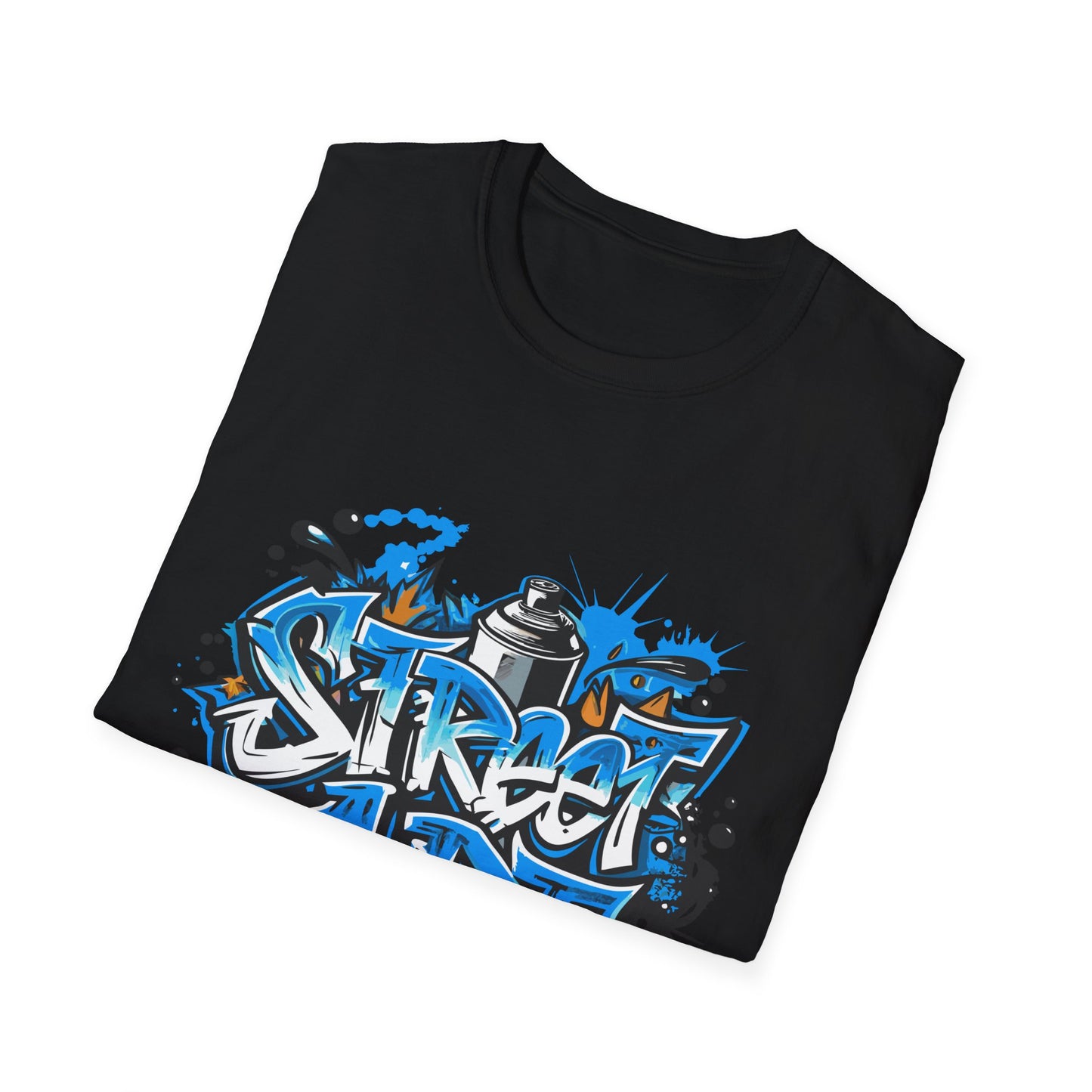 Street Art T-Shirt | Unisex Softstyle Tee, Graffiti Shirt, Urban Vibe Apparel, Casual Streetwear, Gift for Art Lovers