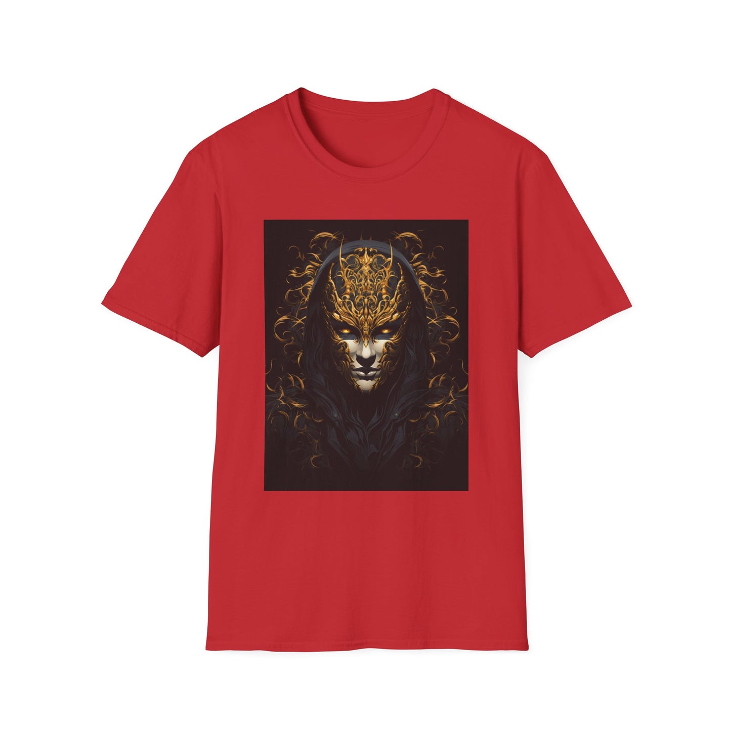 Mystical Art Unisex Softstyle T-Shirt - Enigmatic Design