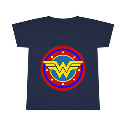 Wonder Woman Toddler T-Shirt, Superhero Tee, Kids Birthday Gift, Toddler Outfit, Superhero Apparel