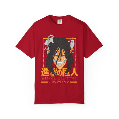 Attack on Titan Unisex Garment-Dyed T-shirt | Manga Fans Shirt | Anime Apparel | Comic Con Gift | Casual Wear | Unique Gift