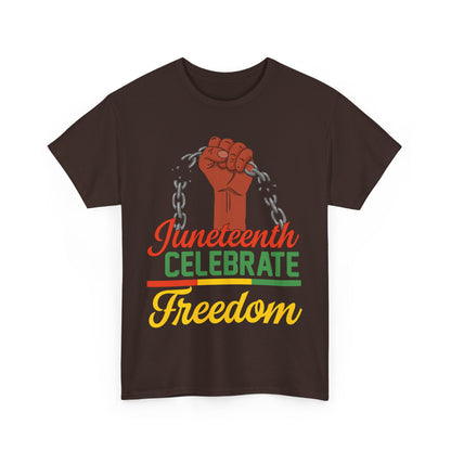 Juneteenth Freedom Tee, Celebrate Freedom Shirt, Unisex Cotton T-Shirt, Black History Month Apparel, Equality and Justice Top